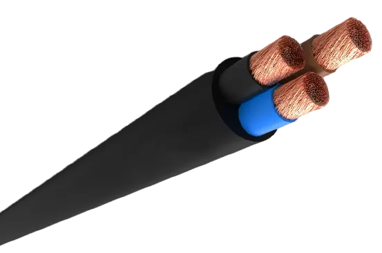 PVC copper 3 core round cable